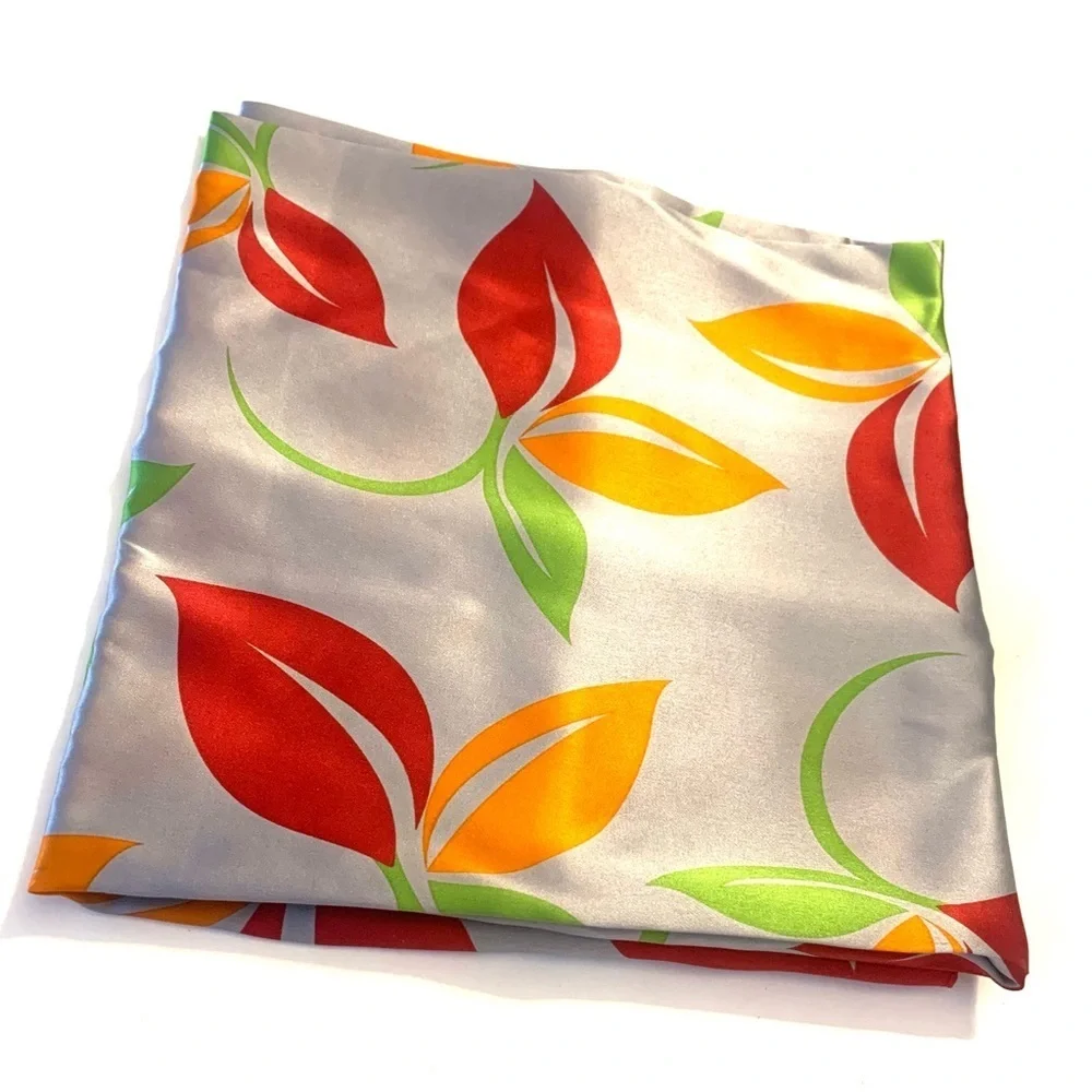 FASHION SCARFS Vintage Botanical Silk Scarf